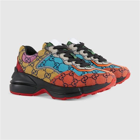 Gucci: Multicolor GG Rhyton Sneakers 